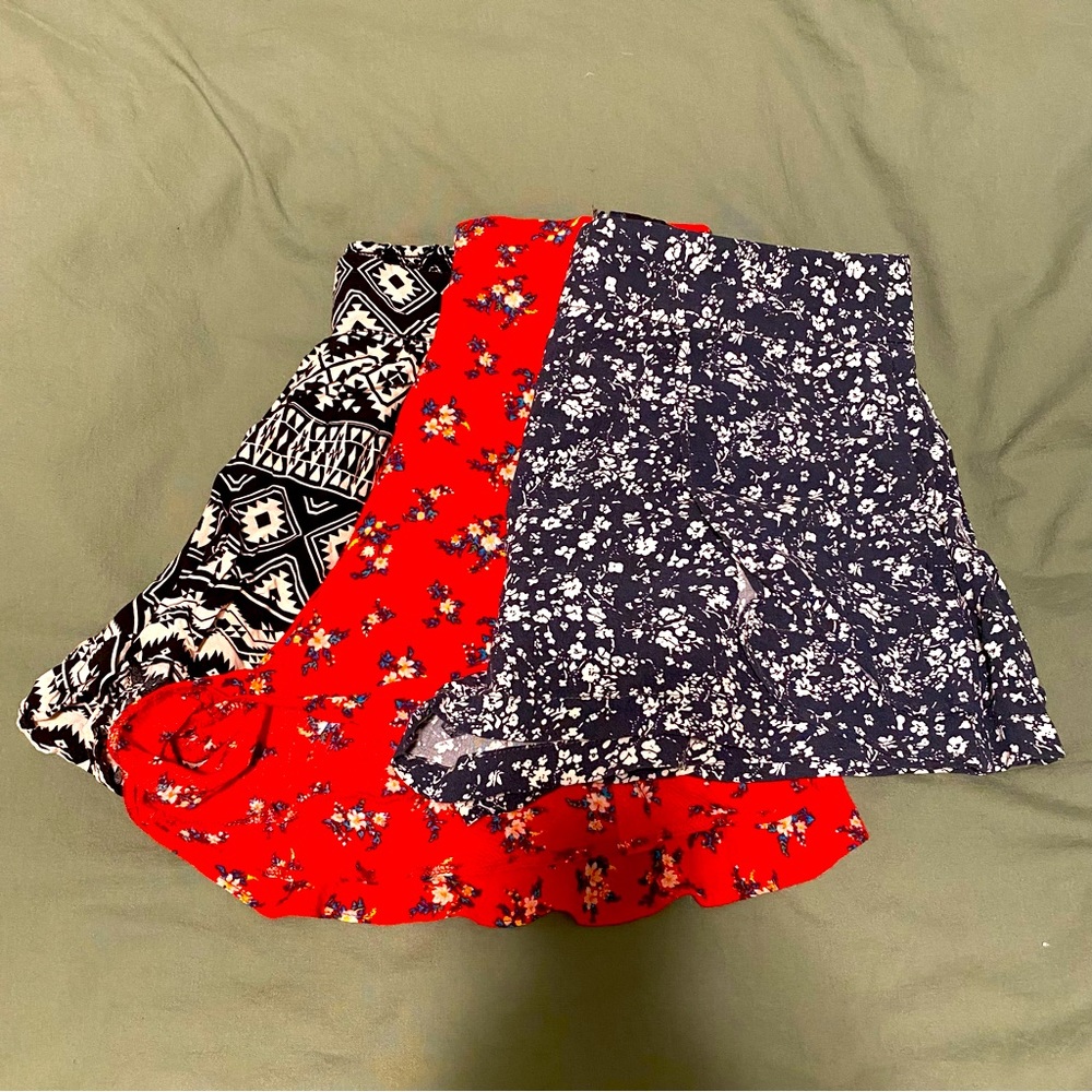 Flare skirt short